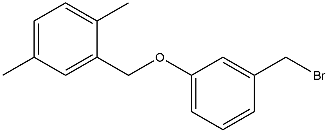 2-[[3-(Bromomethyl)phenoxy]methyl]-1,4-dimethylbenzene Structure