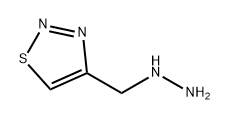 1,2,3-Thiadiazole, 4-(hydrazinylmethyl)- Structure