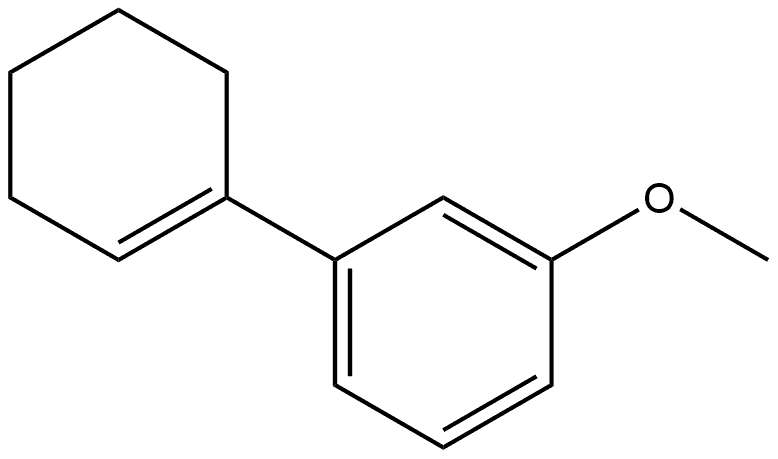 Benzene, 1-(1-cyclohexen-1-yl)-3-methoxy-, (Z)- (9CI) Structure