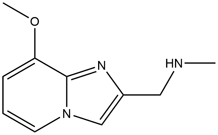 1-(8-methoxyimidazo[1,2-a]pyridin-2-yl)-N-methylmethanamine Structure