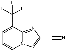 8-(Trifluoromethyl)imidazo[1,2-a]pyridine-2-carbonitrile Structure