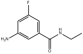 3-Amino-n-ethyl-5-fluorobenzamide 구조식 이미지