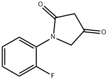 1-(2-fluorophenyl)pyrrolidine-2,4-dione Structure