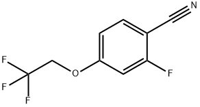 Benzonitrile, 2-fluoro-4-(2,2,2-trifluoroethoxy)- Structure