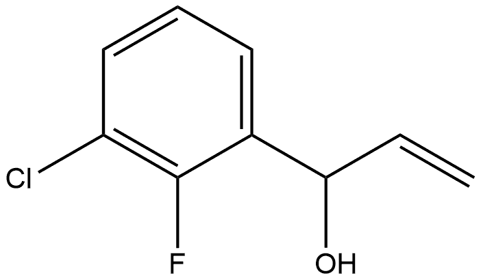 3-Chloro-α-ethenyl-2-fluorobenzenemethanol Structure