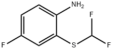 2-(difluoromethylthio)-4-fluoroaniline Structure