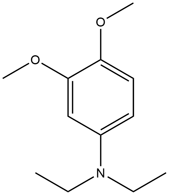 N,N-Diethyl-3,4-dimethoxybenzenamine Structure