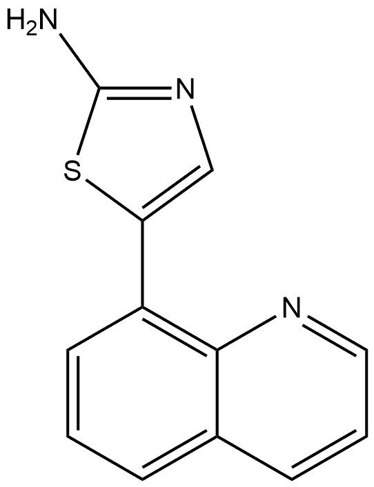 5-(Quinolin-8-yl)thiazol-2-amine Structure