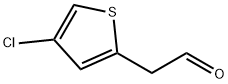 2-Thiopheneacetaldehyde, 4-chloro- Structure