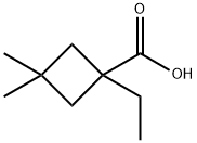 1-ethyl-3,3-dimethylcyclobutane-1-carboxylic acid Structure