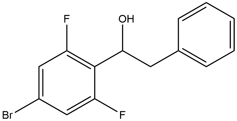 α-(4-Bromo-2,6-difluorophenyl)benzeneethanol Structure