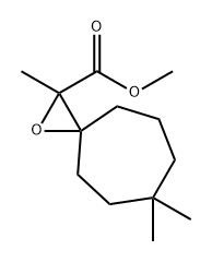 1-Oxaspiro[2.6]nonane-2-carboxylic acid, 2,6,6-trimethyl-, methyl ester Structure