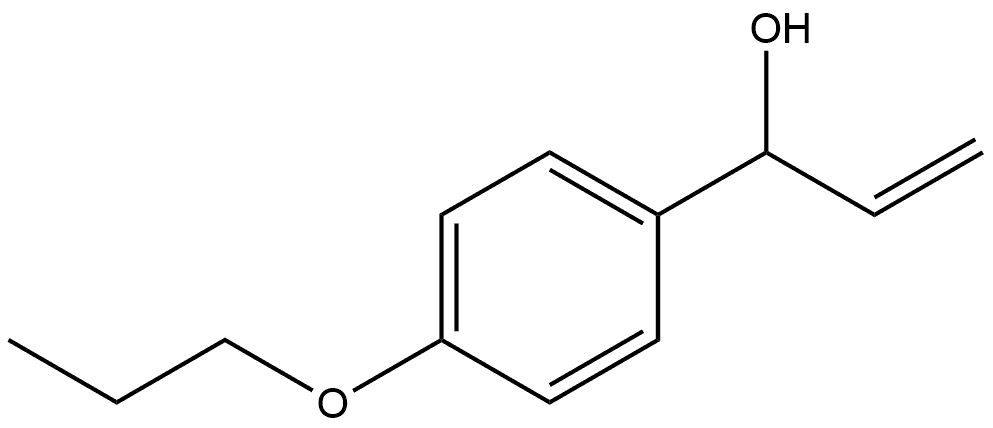 α-Ethenyl-4-propoxybenzenemethanol Structure