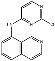 8-Isoquinolinamine, N-(2-chloro-4-pyrimidinyl)- Structure