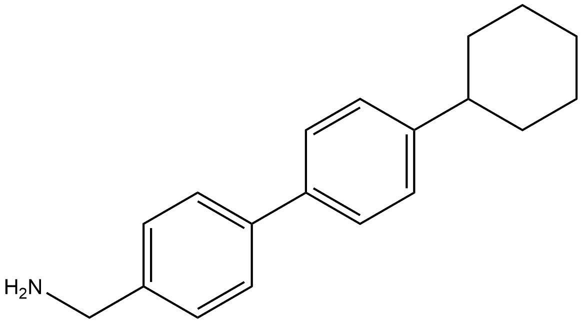 4'-Cyclohexyl[1,1'-biphenyl]-4-methanamine Structure