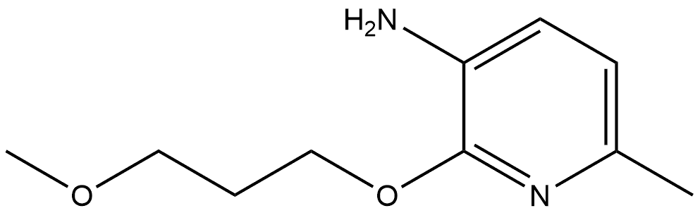 2-(3-Methoxypropoxy)-6-methyl-3-pyridinamine Structure