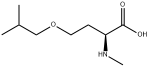 O-isobutyl-N-methyl-D-homoserine Structure