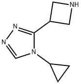 3-(azetidin-3-yl)-4-cyclopropyl-4H-1,2,4-triazole Structure