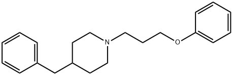 Piperidine, 1-(3-phenoxypropyl)-4-(phenylmethyl)- Structure