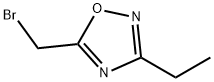 5-(bromomethyl)-3-ethyl-1,2,4-oxadiazole 구조식 이미지