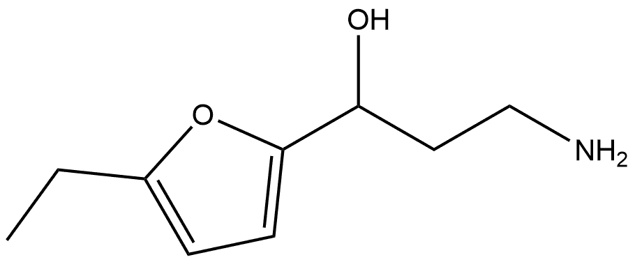 2-Furanmethanol, α-(2-aminoethyl)-5-ethyl- 구조식 이미지