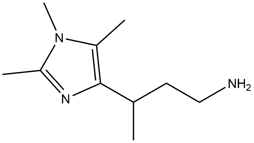 3-(1,2,5-trimethyl-1H-imidazol-4-yl)butan-1-amine Structure