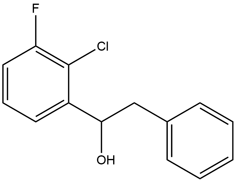 α-(2-Chloro-3-fluorophenyl)benzeneethanol Structure
