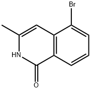 5-bromo-3-methyl-1,2-dihydroisoquinolin-1-one Structure