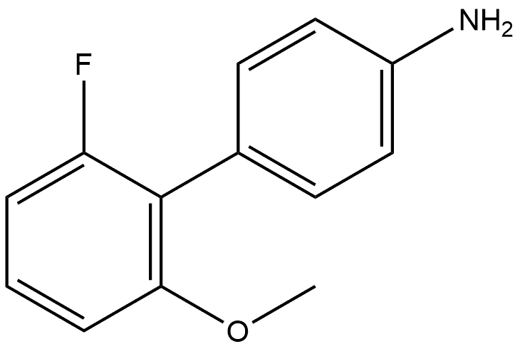 2'-Fluoro-6'-methoxy[1,1'-biphenyl]-4-amine Structure