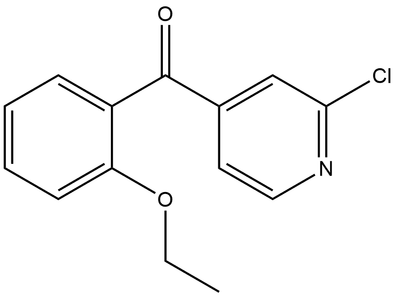 (2-Chloro-4-pyridinyl)(2-ethoxyphenyl)methanone Structure