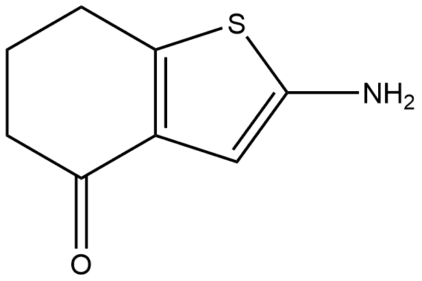 Benzo[b]thiophen-4(5H)-one, 2-amino-6,7-dihydro- Structure