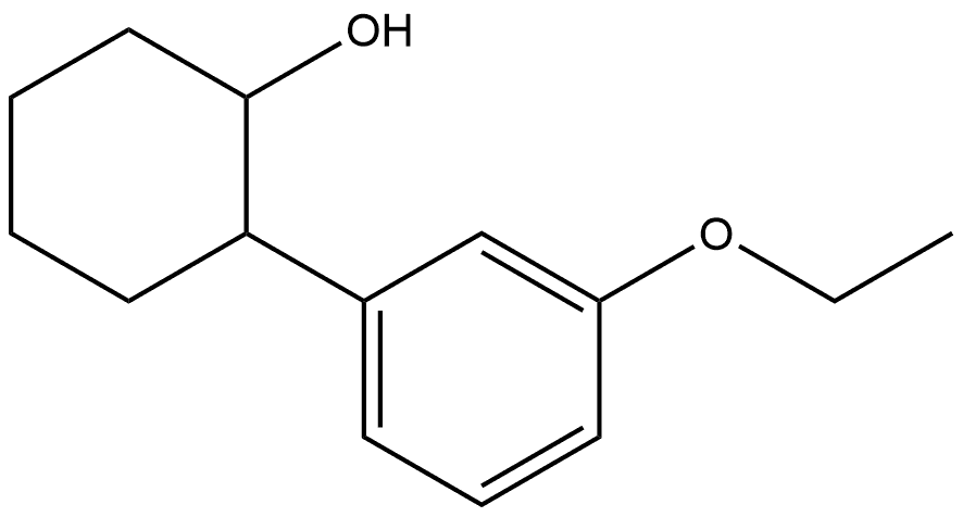 2-(3-Ethoxyphenyl)cyclohexanol Structure