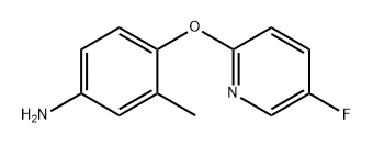 Benzenamine, 4-[(5-fluoro-2-pyridinyl)oxy]-3-methyl- Structure