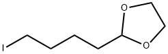 1,3-Dioxolane, 2-(4-iodobutyl)- Structure