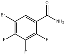 5-bromo-2,3,4-trifluorobenzamide Structure