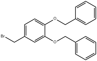 Benzene, 4-(bromomethyl)-1,2-bis(phenylmethoxy)- 구조식 이미지