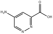 3-Pyridazinecarboxylic acid, 5-amino- Structure