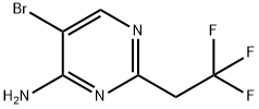 5-bromo-2-(2,2,2-trifluoroethyl)pyrimidin-4-amine 구조식 이미지