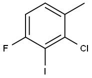 Benzene, 2-chloro-4-fluoro-3-iodo-1-methyl- Structure