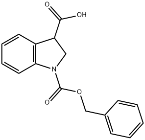 1H-Indole-1,3-dicarboxylic acid, 2,3-dihydro-, 1-(phenylmethyl) ester Structure