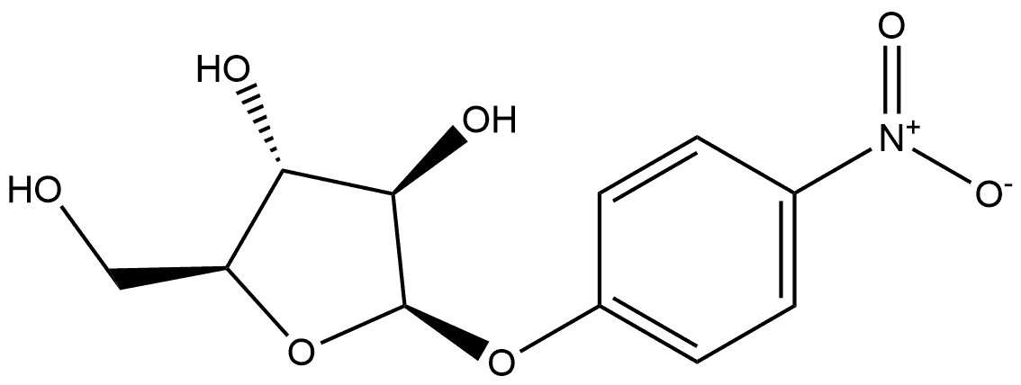 β-L-Arabinofuranoside, 4-nitrophenyl Structure