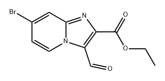 ethyl 7-bromo-3-formylimidazo[1,2-a]pyridine-2-carboxylate Structure