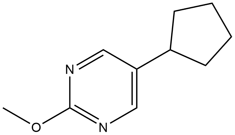 5-Cyclopentyl-2-methoxypyrimidine Structure