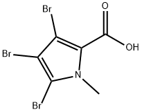 1H-Pyrrole-2-carboxylic acid, 3,4,5-tribromo-1-methyl- Structure