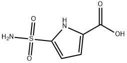 5-sulfamoyl-1H-pyrrole-2-carboxylic acid 구조식 이미지