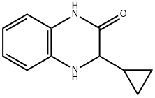 2(1H)-Quinoxalinone, 3-cyclopropyl-3,4-dihydro- Structure