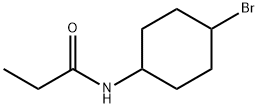 Propanamide, N-(4-bromocyclohexyl)- Structure