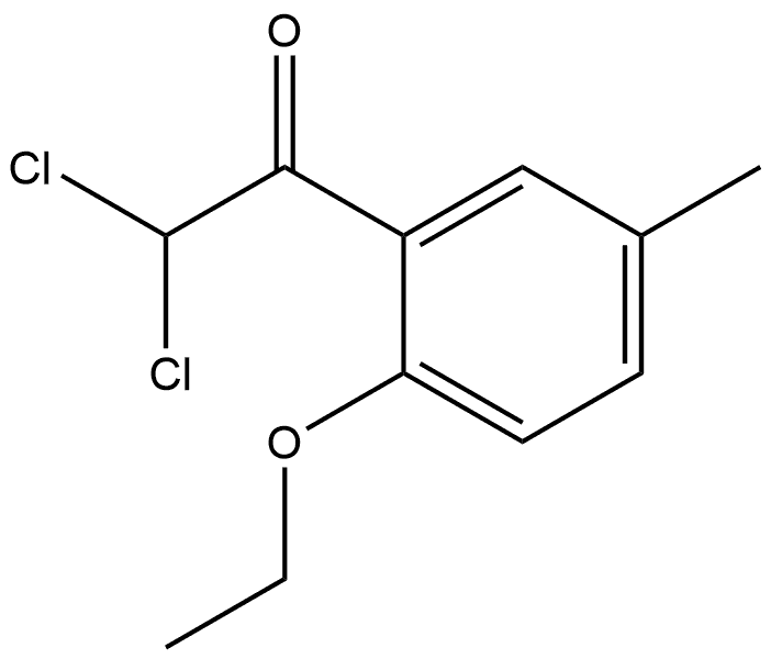 2,2-dichloro-1-(2-ethoxy-5-methylphenyl)ethanone Structure