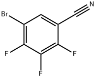 Benzonitrile, 5-bromo-2,3,4-trifluoro- Structure