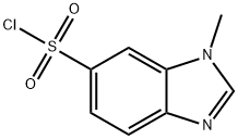 1H-Benzimidazole-6-sulfonyl chloride, 1-methyl- Structure